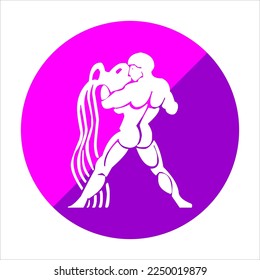 zodiac icon logo an imaginary circle in the sky centered on the ecliptic. zodiac Aquarius Pisces Aries Taurus Gemini Cancer Leo Virgo Libra Scorpio Sagittarius Capricorn various shapes