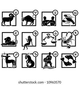 Zodiac Icon Set