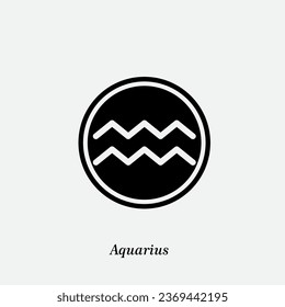 Zodiac icon vector logo design template