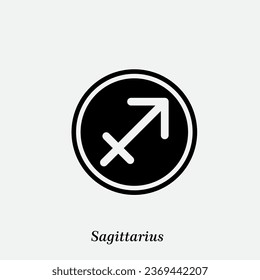 Zodiac icon vector logo design template