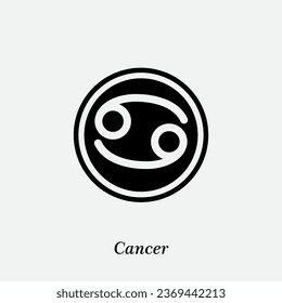 Zodiac icon vector logo design template