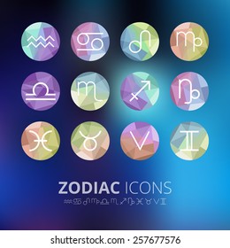 Zodiac icons