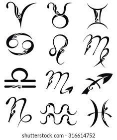 Zodiac icons