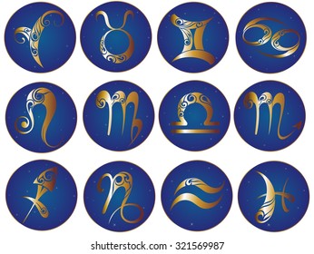 Zodiac icons