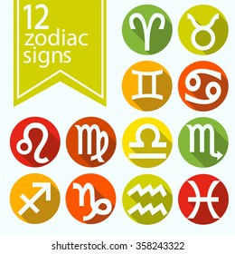 Zodiac icons.