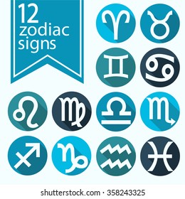 Zodiac icons.