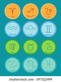 Zodiac icons
