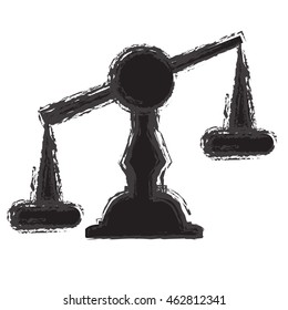 Zodiac Libra Sign Crayon Style