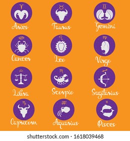 Zodiac Logo Icon Design Template