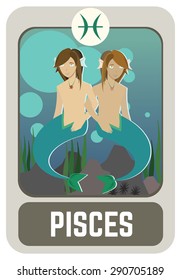 zodiac man card : Pisces