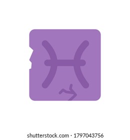 Zodiac Pisces icon. Simple color vector elements of esoteric icons for ui and ux, website or mobile application