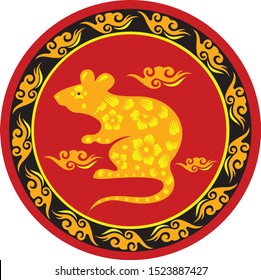 zodiac rat to welcome the Chinese New Year in 2020
