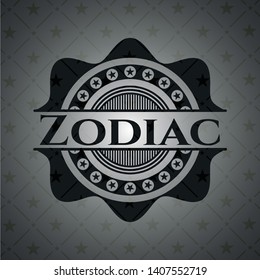 Zodiac realistic dark emblem. Vector Illustration. Detailed.