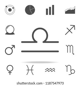 zodiac scales of venus icon. web icons universal set for web and mobile