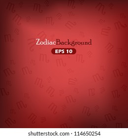 Zodiac Scorpius background