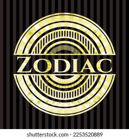 Zodiac shiny emblem. Vector Illustration. Detailed. 