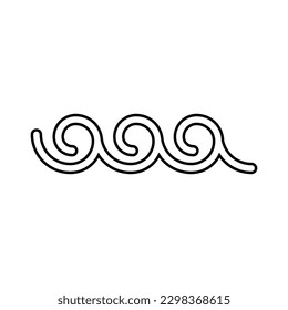 Zodiac sign, Aquarius astrology icon design. isolated on white background