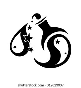 zodiac sign Aquarius, vector illustration