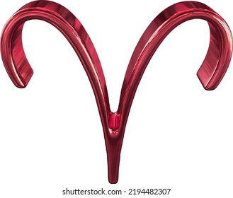 Zodiac sign. Astrological symbol 3d