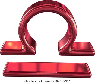 Zodiac sign. Astrological symbol 3d