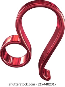Zodiac sign. Astrological symbol 3d