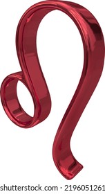 Zodiac sign. Astrological symbol 3d