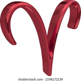 Zodiac sign. Astrological symbol 3d