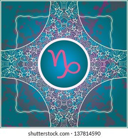 zodiac sign Capricorn.