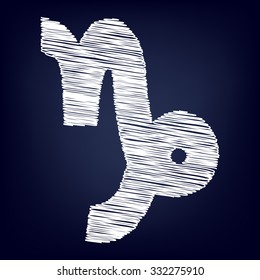 Zodiac sign Capricorn 