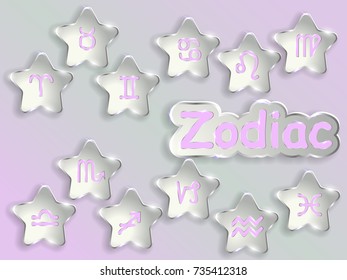 Zodiac sign cartoon vector illustration. Astrological symbol. 