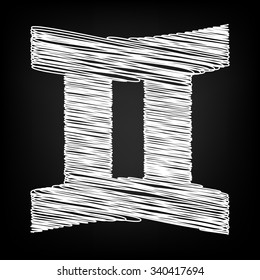 Zodiac sign Gemini.