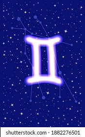 
zodiac sign gemini, constellation gemini, stars