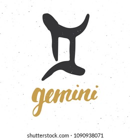 gemini sign letters