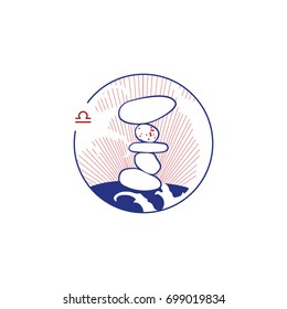 Zodiac sign. Libra.