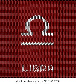 Zodiac sign libra texture