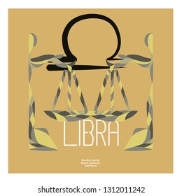 ZODIAC SIGN LIBRA VECTOR ART