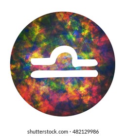 A zodiac sign of libra, vector illustration