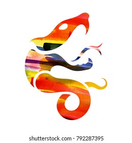 Zodiac sign Ophiuchus, vector illustration