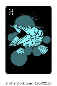 Zodiac sign of the pisces