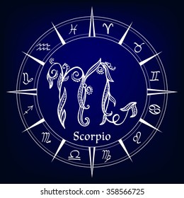 Zodiac sign Scorhio