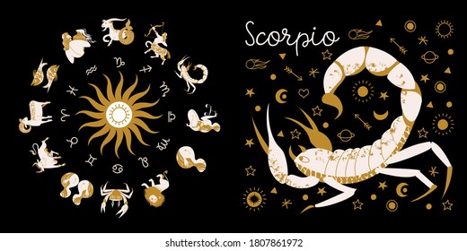 423 Mandala Scorpio Images, Stock Photos & Vectors | Shutterstock