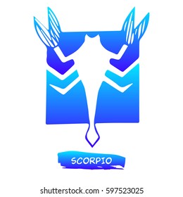 Zodiac sign Scorpio vector