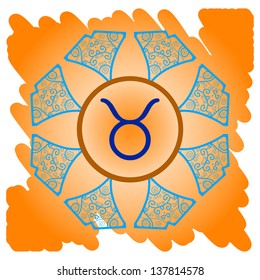 zodiac sign Taurus.