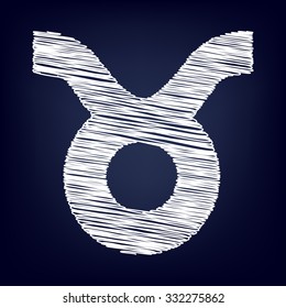 Zodiac sign Taurus. 
