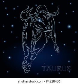 Zodiac sign - Taurus constellation