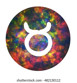 A zodiac sign of taurus, vector illustration