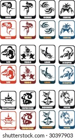 zodiac sign vector