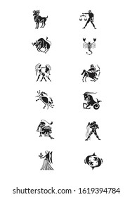 Zodiac sign vector art graphic