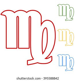 Zodiac sign Virgo