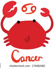 Zodiac Signs Cancer Stock Vector (Royalty Free) 176082482 | Shutterstock